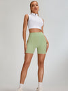 ZASUWA Female Deep V Back Pocket Scrunch Bum Booty Shorts