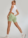 ZASUWA Female Deep V Back Pocket Scrunch Bum Booty Shorts