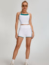 ZASUWA Female Contrast Color Pocket Booty Shorts