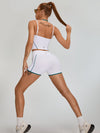 ZASUWA Female Contrast Color Pocket Booty Shorts