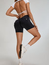 ZASUWA Female Deep V Back Pocket Scrunch Bum Booty Shorts