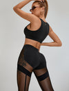 ❤ZASUWA Female Super Sexy Unique Mesh Hip-lift Leggings