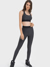 ZASUWA Female Contrast Color Elastic Tight Push Up Design Leggings