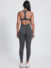 ZASUWA Female Sexy Cutout Zipper Booty Jumpsuit