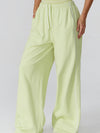 ZASUWA Female Casual Loose Contrast Color Stripe High-rise Pants