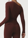 ZASUWA Female Solid Color Buttons Long Sleeves