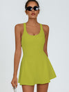 ZASUWA Female Cross Back Quick Dry Tennis Dress