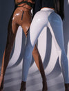 🖤ZASUWA Female Faux Leather Push Up Zipper Leggings