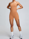 ZASUWA Female Backless U Collar Quick Dry Nude Sensation Romper