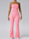 ZASUWA Female Ribbed Elastic Tight Seamless Quick-dry Jumpsuit