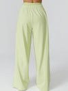 ZASUWA Female Casual Loose Contrast Color Stripe High-rise Pants