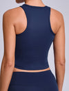 ZASUWA Female Solid color Quick dry Elastic tight Sports Bras