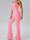 ZASUWA Female Ribbed Elastic Tight Seamless Quick-dry Jumpsuit