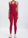 ZASUWA Female Sexy Cutout Zipper Booty Jumpsuit