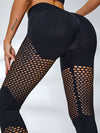 ZASUWA Female Shockproof Net Splicing Scrunch Bum Tracksuits