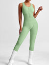 ZASUWA Female Zipper Hollow Out Jumpsuit