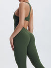 ZASUWA Female Sexy Cutout Zipper Booty Jumpsuit