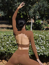 ZASUWA Female Unique Shell Lace Backless Long Sleeves