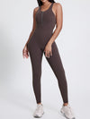 ZASUWA Female Sexy Cutout Zipper Booty Jumpsuit