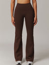 ZASUWA Female Solid Color Flare High-rise Leggings