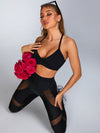 ❤ZASUWA Female Super Mesh Hip-lift Leggings