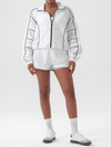 Contrast Color Zipper Pocket Casual Loose Quick Dry Jackets