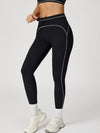 ZASUWA Female Contrast Color Stripes Booty Leggings