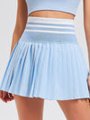 ZASUWA Female Contrast Color Quick Dry 2 in 1 Tennis Skirts
