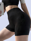 ZASUWA Female Folds Deep V Back High-rise Quick Dry Shorts