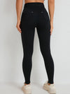 ZASUWA Female High-waisted Adjustable Strap Solid Color Elastic Tight Basic Yoga Leggings