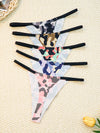 ZASUWA Female Sexy Camouflage Print T-Back Panties