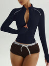 ZASUWA Female Zipper Stand Collar Jackets