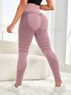 ZASUWA Female Stripes High-waisted Yoga Leggings
