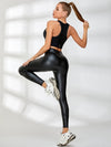 🖤ZASUWA Female Fly Eye Contrast Color Sports Bras