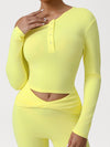 ZASUWA Female Solid Color Buttons Long Sleeves