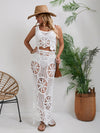 ZASUWA Female Sexy Fishnet Hollow Out Swimwear Cover Dress Without Bikini Set