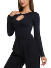 Cutout Seamless Long-Sleeve Sexy Tight Shapewear Bodysuits