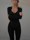 🖤ZASUWA Female Tummy Control Zipper Hip-lift Jumpsuit