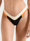 ZASUWA Female Sexy Contrast Color Backless Bikini Set