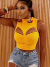 ZASUWA Female Sexy Hollow Out Solid Color Sports Bras