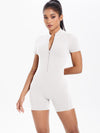 ZASUWA Female Hollow Out Backless Scrunch Bum Push Up Design Romper