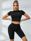 Stich Zipper Hot Short Suit