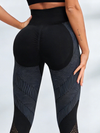 ZASUWA Female Contrast color Fishnet Scrunch Bum Leggings