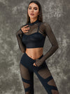 Unique Fishnet Tracksuit