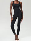 ZASUWA Female Cloud Edge Cross Back Jumpsuit