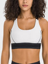 ZASUWA Female Contrast Color Elastic Tight Push Up Design Leggings