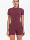 ZASUWA Female Hollow Out Backless Scrunch Bum Push Up Design Romper