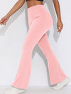ZASUWA Female V-shaped Waist Scrunch Bum Quick-dry Flare Leggings