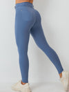 ZASUWA Female High-waisted Adjustable Strap Solid Color Elastic Tight Basic Yoga Leggings