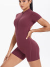 ZASUWA Female Hollow Out Backless Scrunch Bum Push Up Design Romper